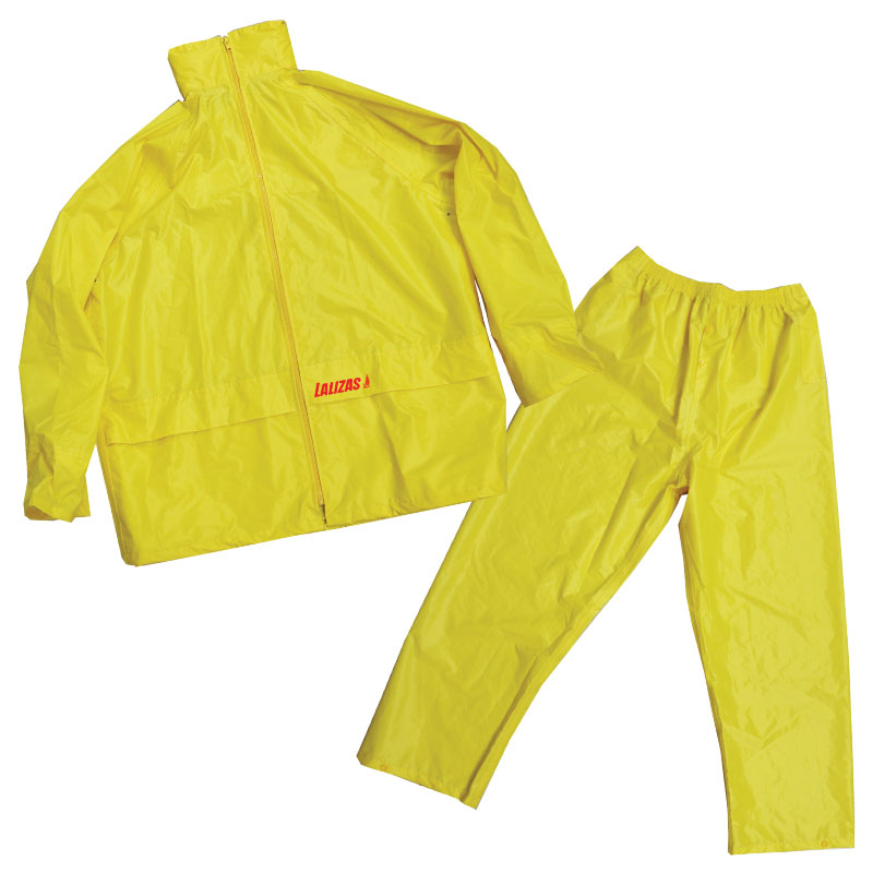 LALIZAS Traje impermeable con capucha, amarillo image
