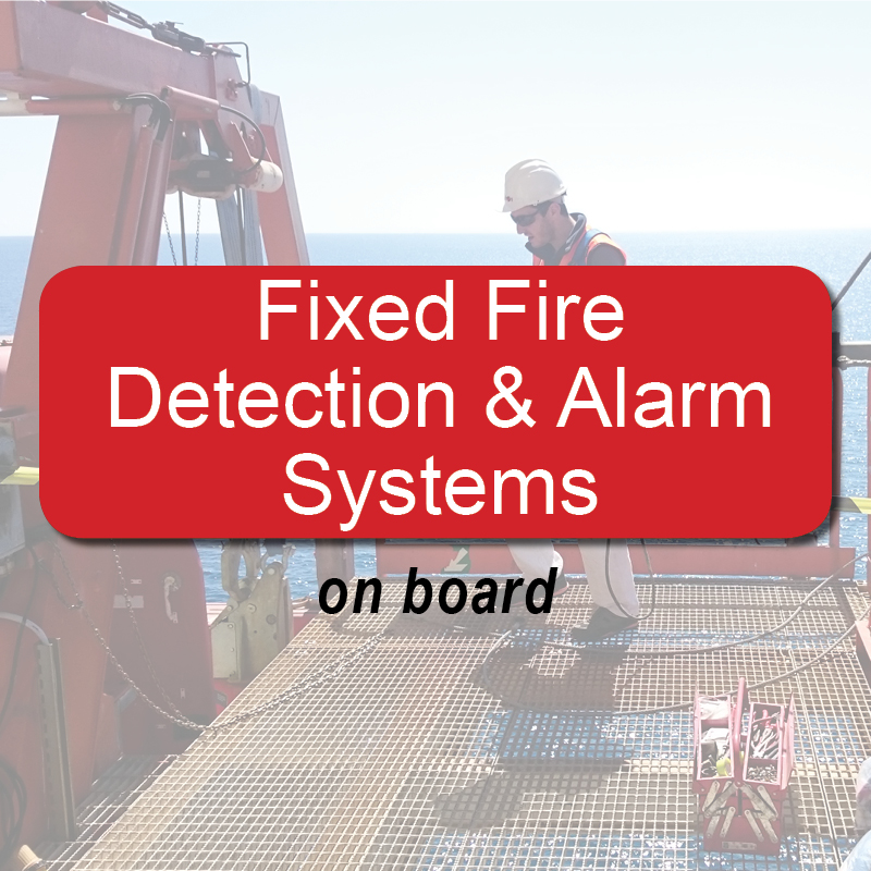 Sistemas fijos de detección y alarma de incendios - a bordo image