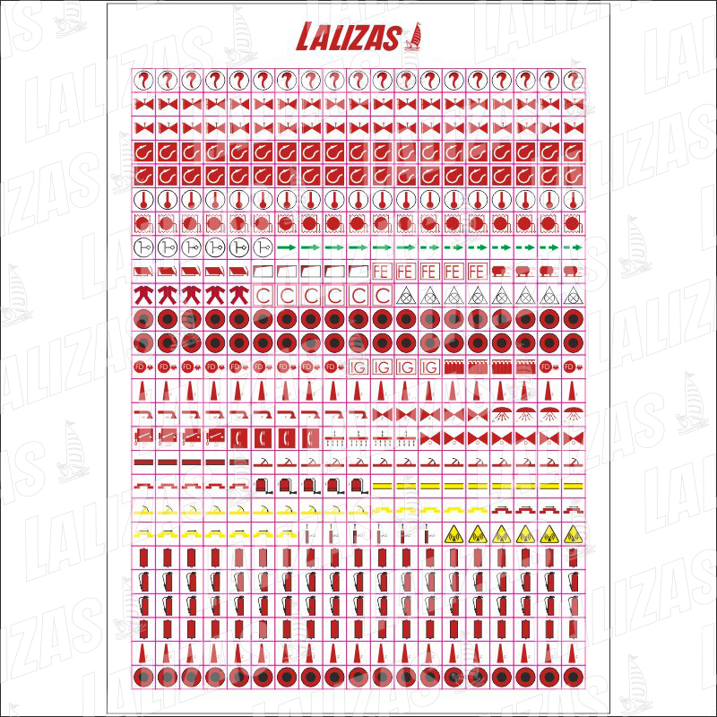 Pictogramas Plan Contra Incendios, Res. A654 image