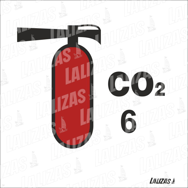 Extintor de incendios de CO2 de 6 kg image