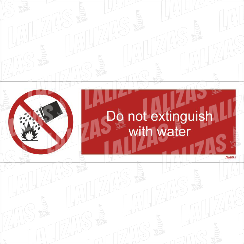 No extinguir con agua image