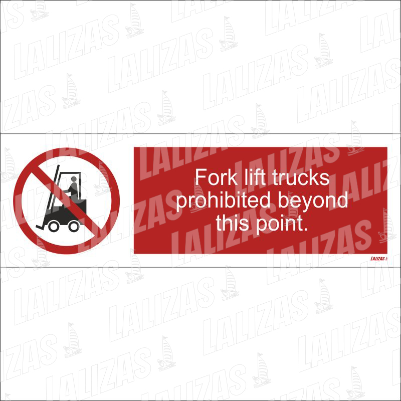 Folk Lift Trucks Prohibited #8585Gm, Vinilo image