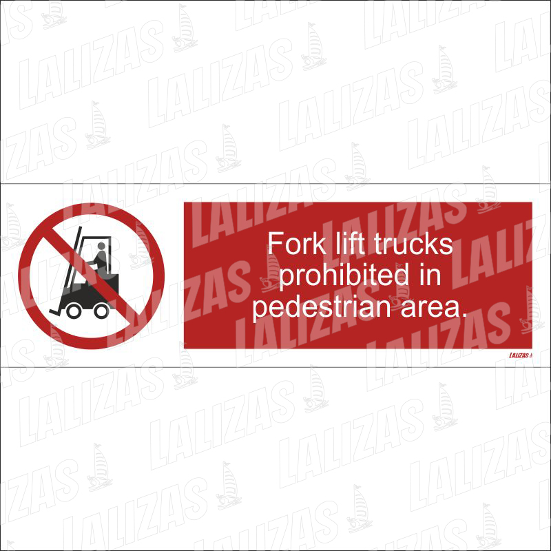 Carretillas elevadoras populares, Prohibited #8587Gm, Vinilo image