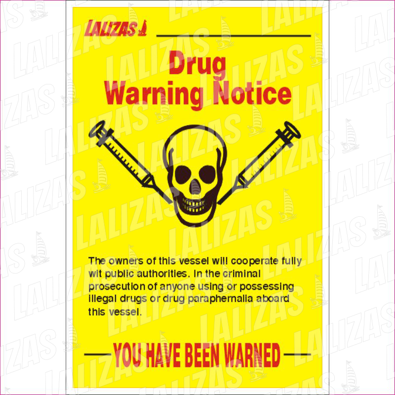 Aviso de advertencia de drogas image