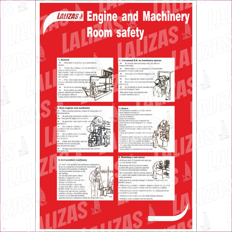Seguridad de la sala de máquinas y máquinas image