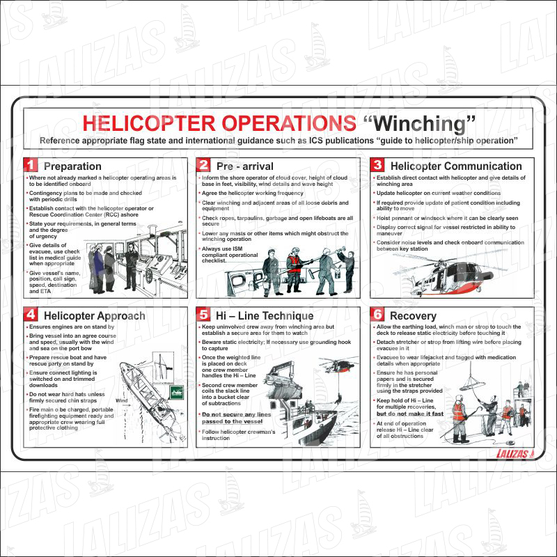 Operaciones de helicópteros Winching #1077W image