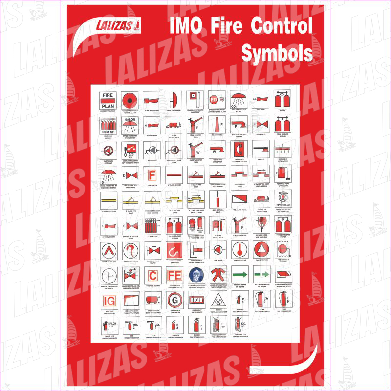 Símbolos de control de incendios de Imo image