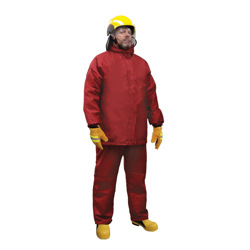 Conjunto completo de traje de bombero, certificado MED image