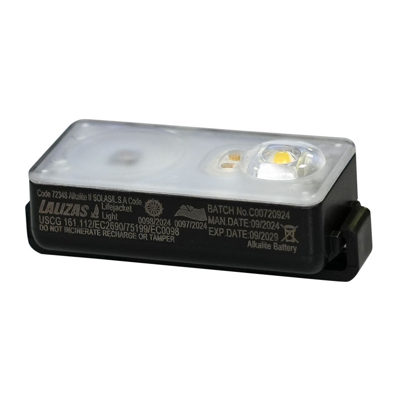 Luz LED parpadeante de Chaleco salvavidas LALIZAS  "Alkalite II" ON-OFF activado por agua, USCG, SOLAS/MED image